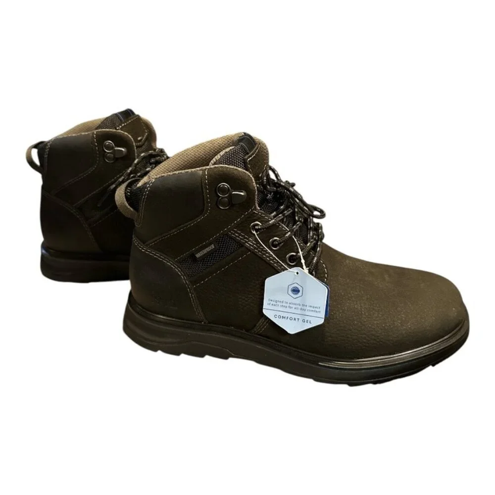 Nunn Bush Men’s Luxor Waterproof Plain Toe Chukka Boot | Charcoal | Size 7.5 M